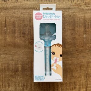 NEW FridaBaby MediFrida Accu-Dose Baby Medicine Dispenser + Pacifier (0+ Months)